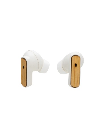 Auricolari TWS in plastica RCS e bambù